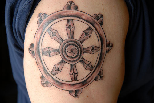 MY BUDDHA TATTOO was done by Dana Helmuth of Solid State Tattoo.
